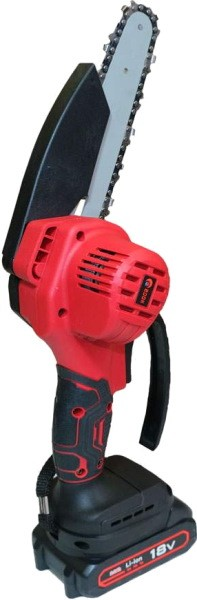 Мощная цепная аккумуляторная пила Edon ACS-18/6 : 18 V 2.0 Ah, шина 15 см, 500 об/мин ACS-18/6 фото