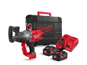 Купити Гайкокрут акумуляторний MILWAUKEE M18 ONEFHIWF1-802X (2акум.18В 8Аг/зарядний/кейс/2400Нм) в Україні у Tools Store