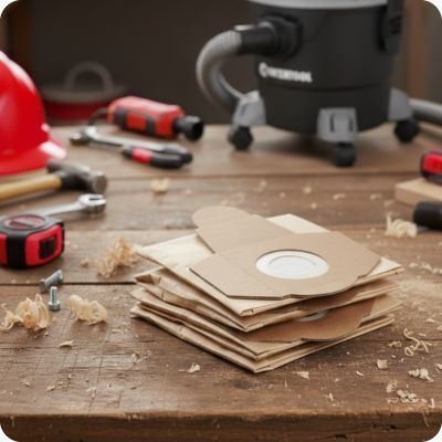 Купити Мішок для порохотяга INTERTOOL DT-1034 (паперовий/уп.5шт.) в Україні у Tools Store