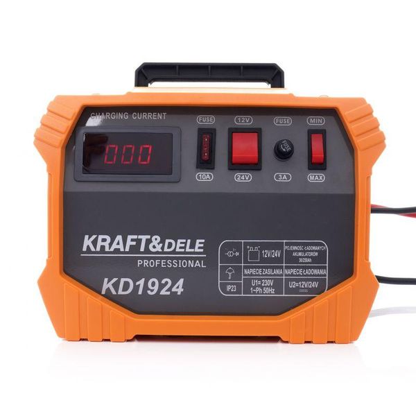 Потужний зарядний пристрій Kraft&Dele KD1924 : 12 / 24V 30 / 250 ампер KD1924 фото
