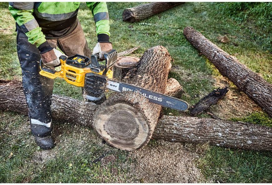 Пила цепная аккумуляторная DEWALT DCMCS575N (54В/каркас/50см) DCMCS575N фото