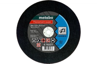 Отрезной круг Metabo Flexiamant Super 350x3x25.4 мм A 30-R (616327000) 616327000 фото