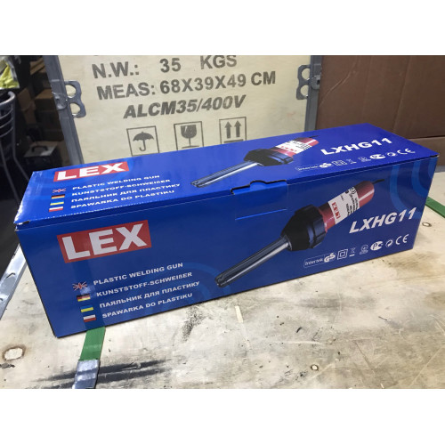 Фен для сварки пластика и пайки бамперов LEX LXHG11 : 1200 Вт, 600°C,вес 1.5кг LXHG11 фото
