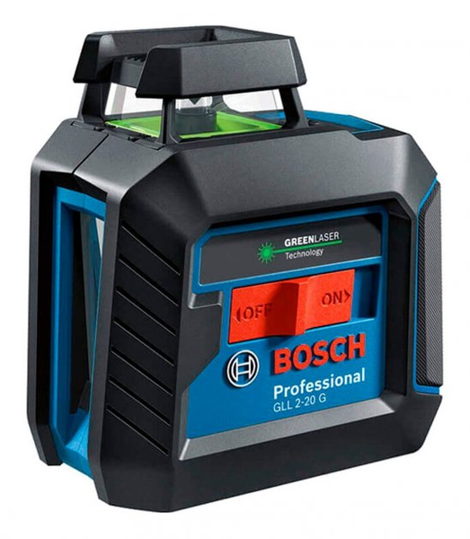 Нівелір лазерний Bosch Professional GLL 2-20 G + тримач LB 10+ стельове кріплення DK 10 (0601065000) 0601065000 фото