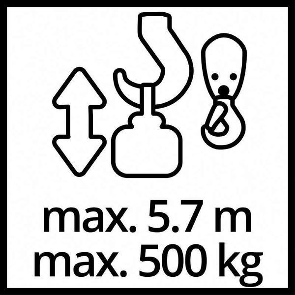 Тельфер электрический Einhell TC-EH 500 (2255140) 2255140 фото