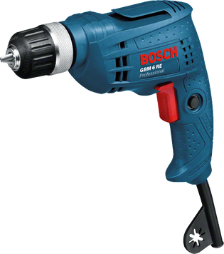 Купити Професійна дриль електрична без ударна (електродриль) Bosch GBM 6 RE : 350 Вт, 1-10мм сверло, 1.2 кг 0601472600 в Україні у Tools Store