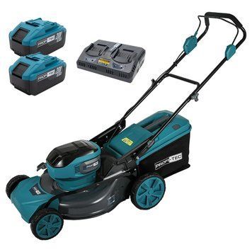 Газонокосилка аккумуляторная PROFI-TEC EcoCut 51 Pro 007586 (2акум.20В+20В 8Ач/зарядный 2 порта) 007586 фото