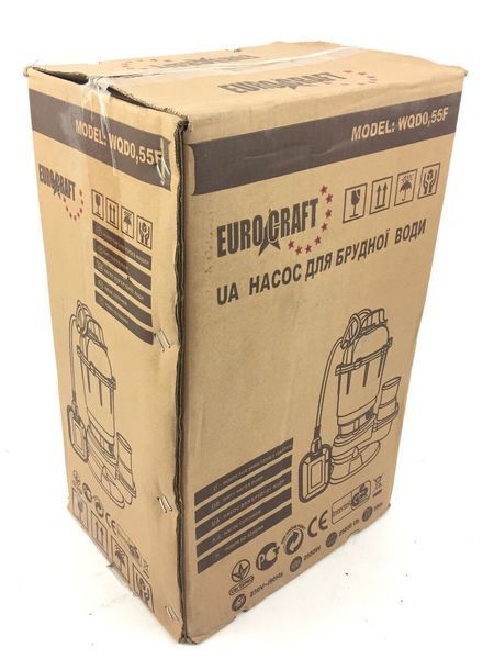 Насос фекальный для септика Euro Craft 2550W Польша (WQD0,55F) 1344 фото