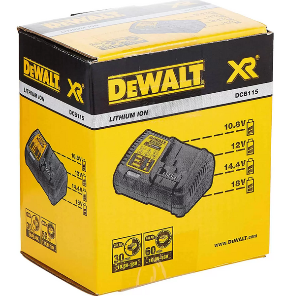 Професійний зарядний пристрій для акумулятора DeWALT DCB115 : 10.8 - 18В DCB115 фото