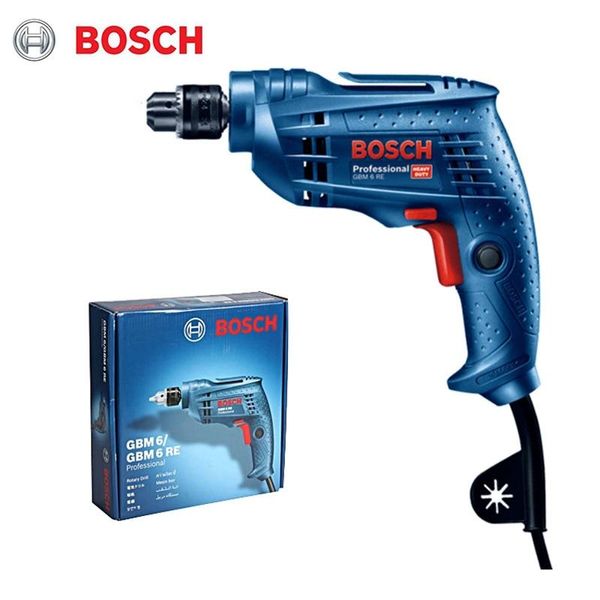 Профессиональная дрель электрическая без ударная (электродриль) Bosch GBM 6 RE : 350 Вт, 1-10мм сверло, 1.2 кг 601472600 фото