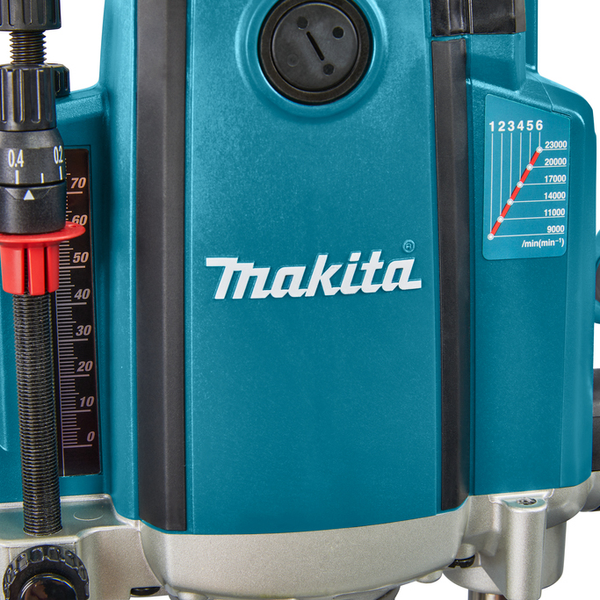 Професійний фрезер вертикальний Makita RP2303FCJ : 2100 Вт, розмір цанги 6/8/12 мм, обороти 9.000-23.000 хв-1 RP2303FCJ фото