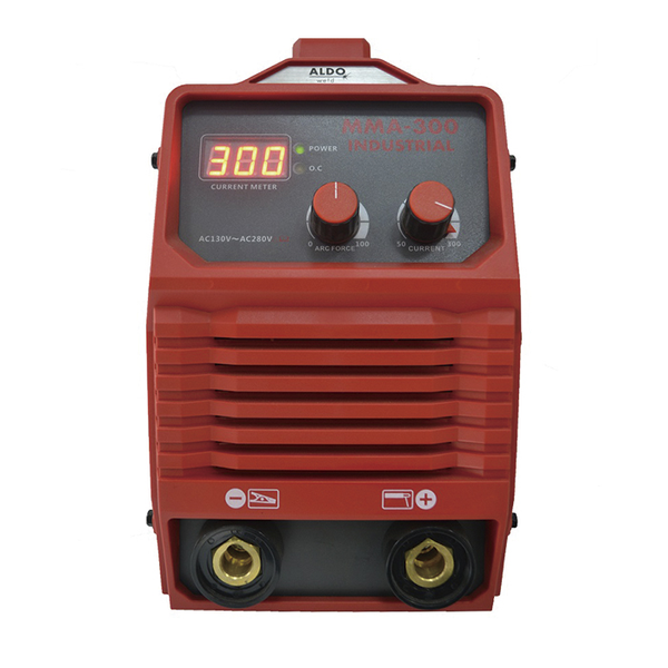Потужний зварювальний інвертор ALDO MMA-300 INDUSTRIAL : 7.0 кВт, струм 300А, електроди 1.6-5.0 мм MMA-300 INDUSTRIAL фото
