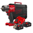 Купити Гайковерт високомоментний MILWAUKEE 1/2" (881 Нм) з кільцем M18 FMTIW2F12-502X: з АКБ 18V 2шт-5 Ah+ЗП, кейс, 3100уд/хв, 1325 об/хв в Україні у Tools Store