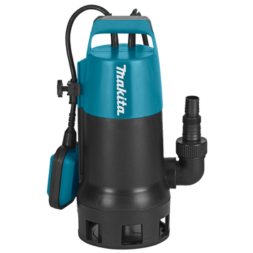 Купити Професійний занурювальний насос для брудної води Makita PF1010 : 1100 Вт, 240 л/хв, подача 10 м в Україні у Tools Store