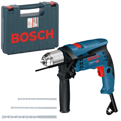 Професійна дриль електрична ударна Bosch Professional GSB 13 RE : 600 Вт, 1.8 Нм, 12800 об/хв, 44800 уд/хв 0601217104 фото