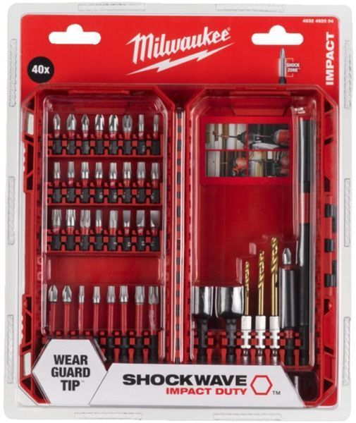 Купити Набір біт та свердл MILWAUKEE 4932492004 (40шт.) в Україні у Tools Store
