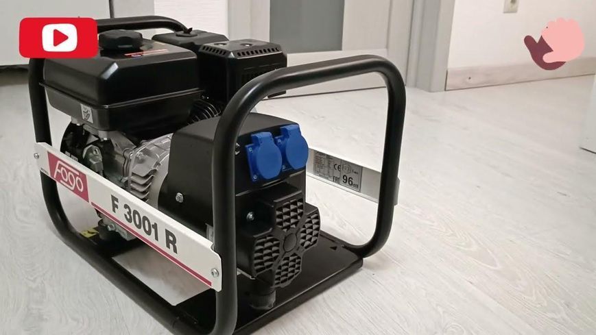 Профессиональный бензиновый генератор (электрогенератор) FOGO F3001 R : 2.5/2.7 кВт - двигатель RATO F3001 R фото