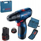 Шуруповерт аккумуляторный BOSCH GSR 120-LI 06019G8002 (2акум.12В 2Ач/зарядный/кейс/набор бит) 06019G8002 фото