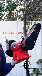 Потужний точильний верстат (електроточило) START PRO SBG-470GRS : 470 Вт, круг 150 мм, стрічка 50 x 686, 2950 об/хв, вага 7.4 кг SBG-470GRS фото