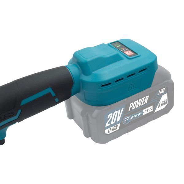 Гайкокрут аккумуляторный угловой PROFI-TEC DWR1110BL (20В/каркас) 005960 фото