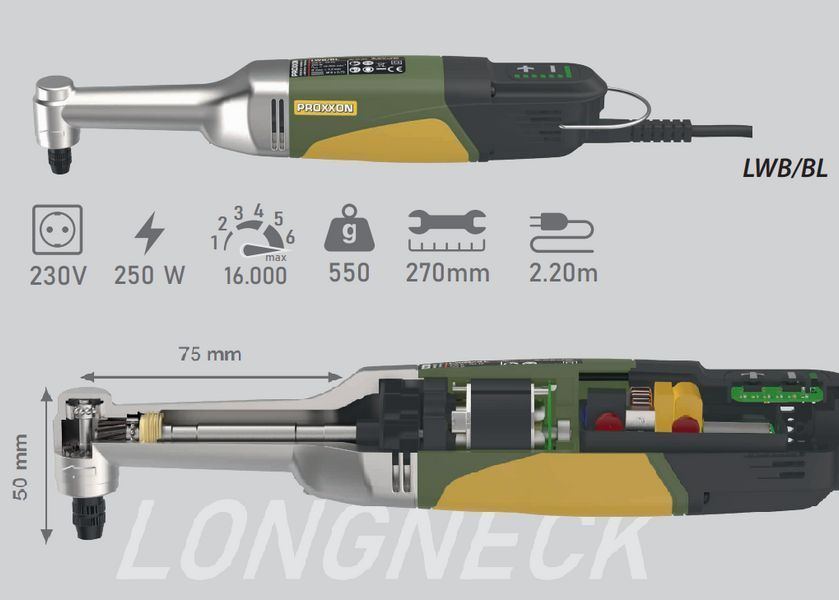 Купити Гравер PROXXON LWB/BL (кутовий/безщітковий) в Україні у Tools Store