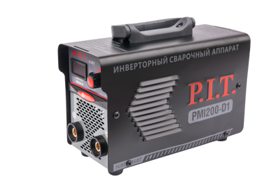 Потужний зварювальний інвертор PIT PMI 200-D : 4 кВт, струм 10-200 А,електрод 1.6-4 мм, вага 4.6 кг 32635639 фото