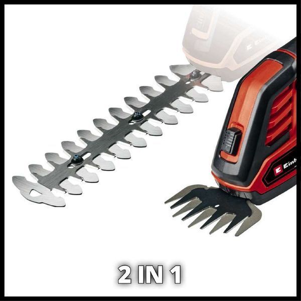 Ножницы и кусторез аккумуляторные Einhell GE-CG 18/100 Li T-Solo: с АКБ 18 V 2.5 Ah 3410310 4512097 фото